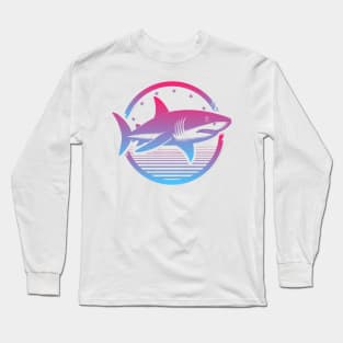 Sharks Retro Long Sleeve T-Shirt